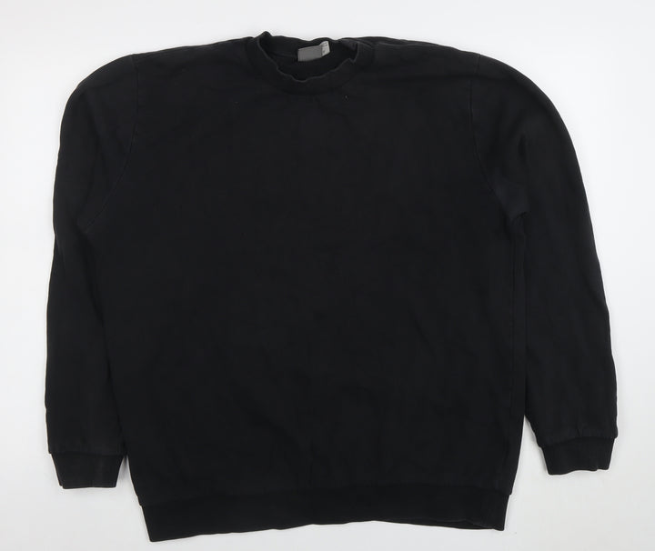 ASOS Men's Black XL Pullover Crew Neck Sweatshirt