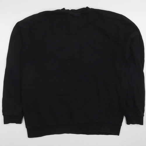 ASOS Men's Black XL Pullover Crew Neck Sweatshirt