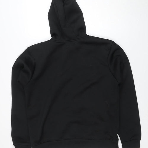 DON'T THINK TWICE Mens Black Full Zip Hoodie Size L Polyester