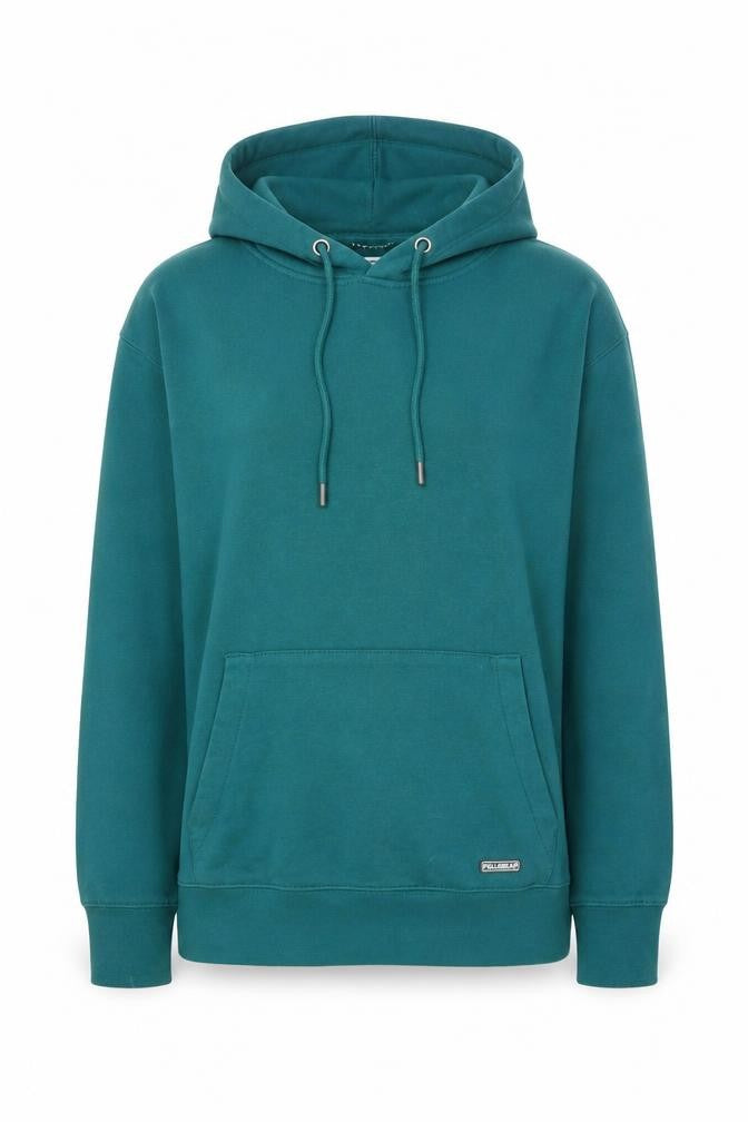 Pull&Bear Womens Green Pullover Hoodie XS Comfort Fit