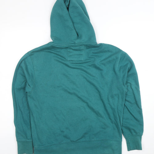 Pull & Bear Womens Green Pullover Hoodie XS Comfort Fit