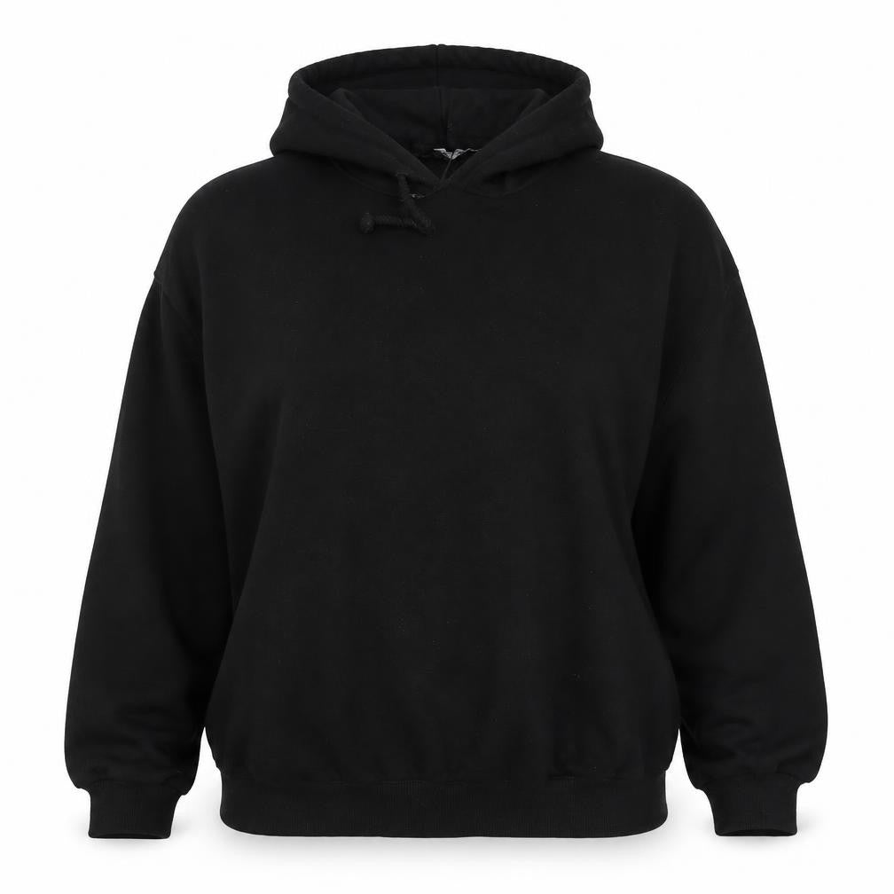 Nasty Gal Women’s Black Size 14 Pullover Hoodie Cotton Blend