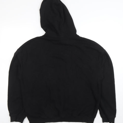 Nasty Gal Women’s Black Size 14 Pullover Hoodie Cotton Blend