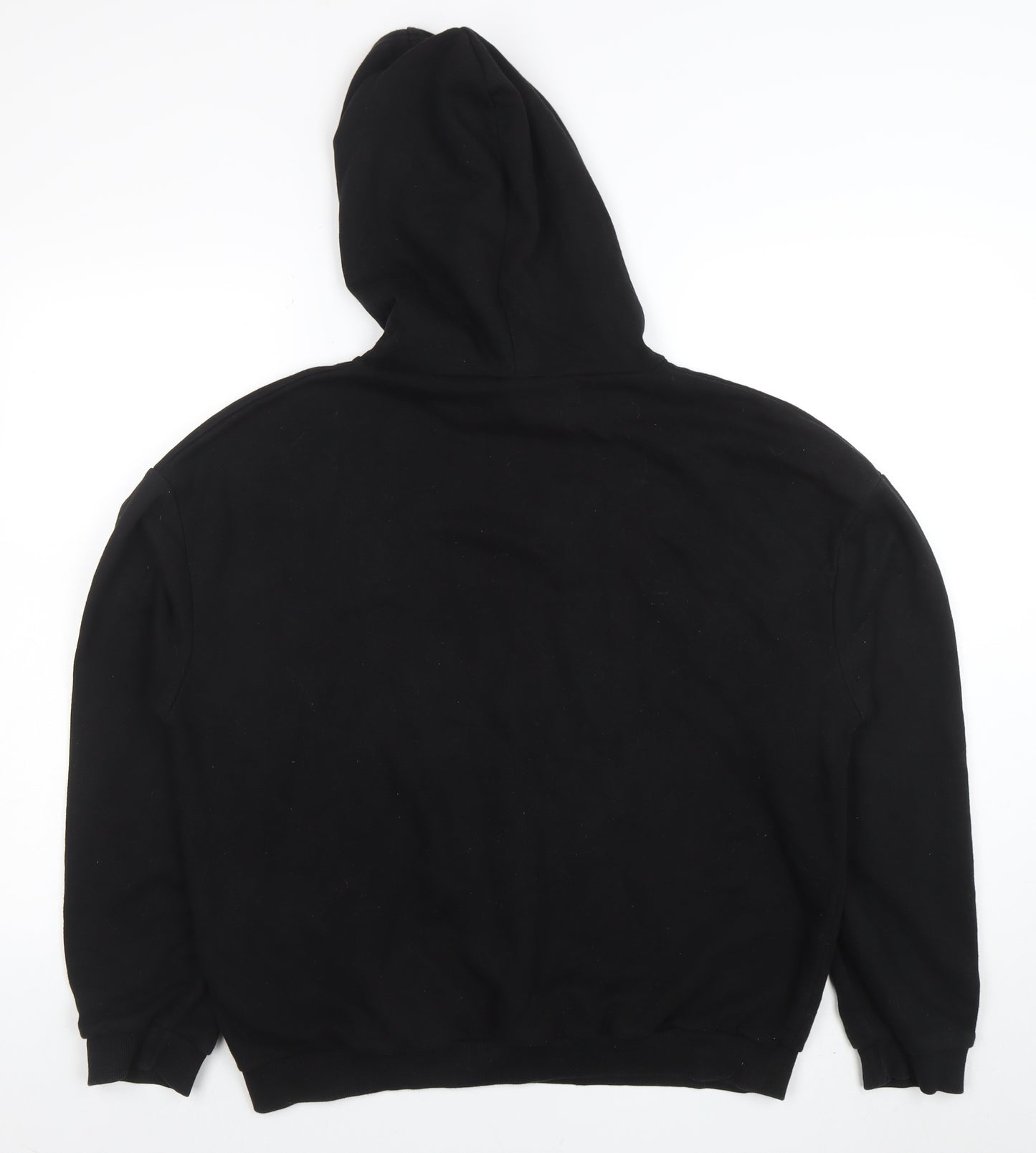 Nasty Gal Women’s Black Size 14 Pullover Hoodie Cotton Blend