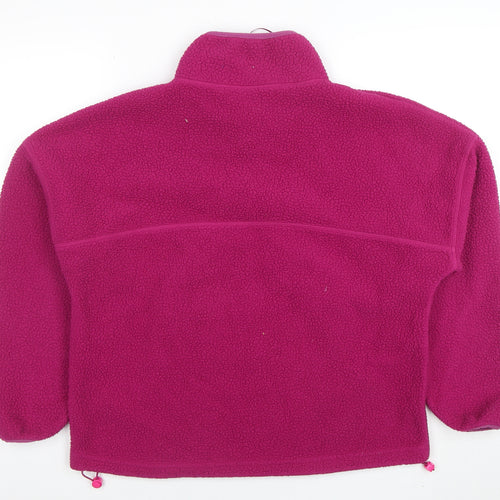 Dunnes Women’s Pink Fleece 1/4 Zip Pullover Sweatshirt Size S