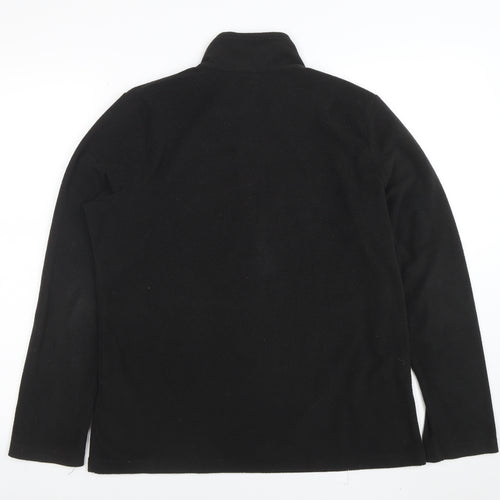 Regatta Great Outdoors Womens Black Size 12 1/2 Zip Fleece Sweatshirt