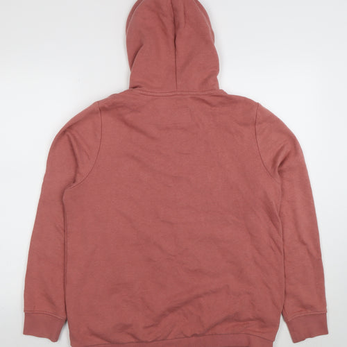 Signal Women’s Pink Full Zip Hoodie Sweatshirt Size M Cotton Blend