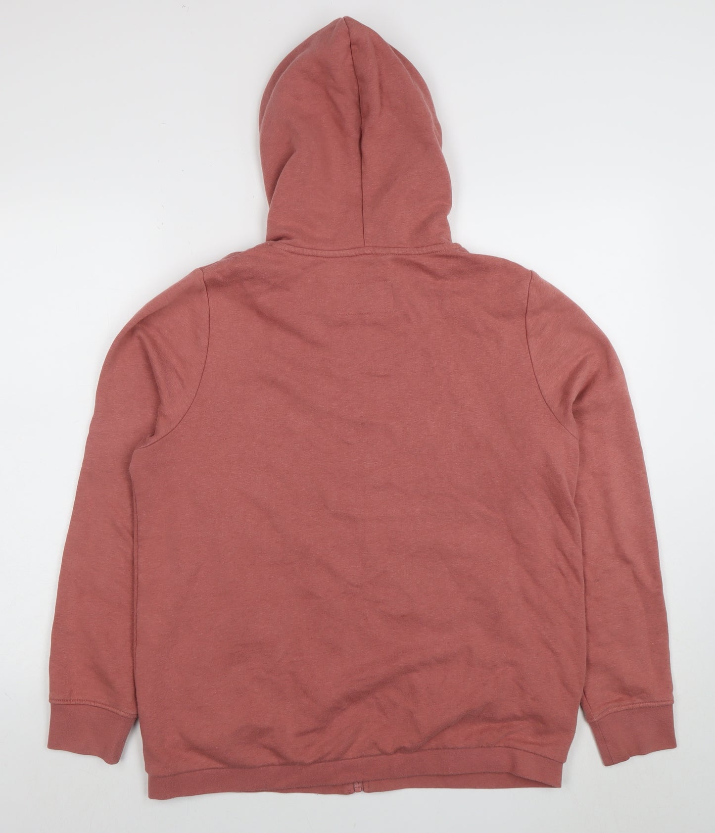 Signal Women’s Pink Full Zip Hoodie Sweatshirt Size M Cotton Blend