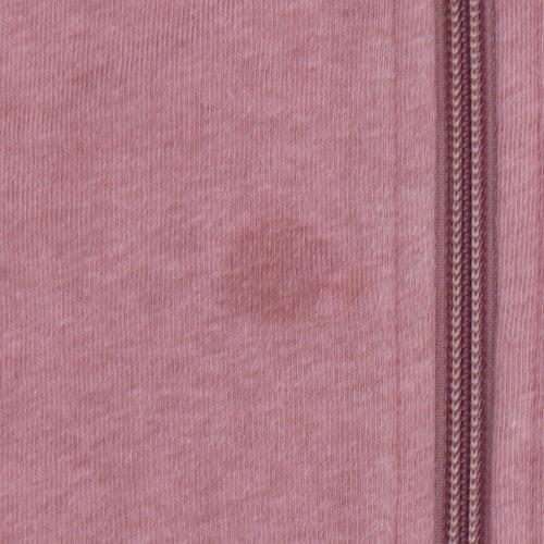 Signal Women’s Pink Full Zip Hoodie Sweatshirt Size M Cotton Blend