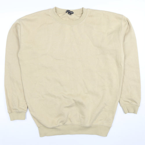 PrettyLittleThing Women Beige Small Pullover Sweatshirt
