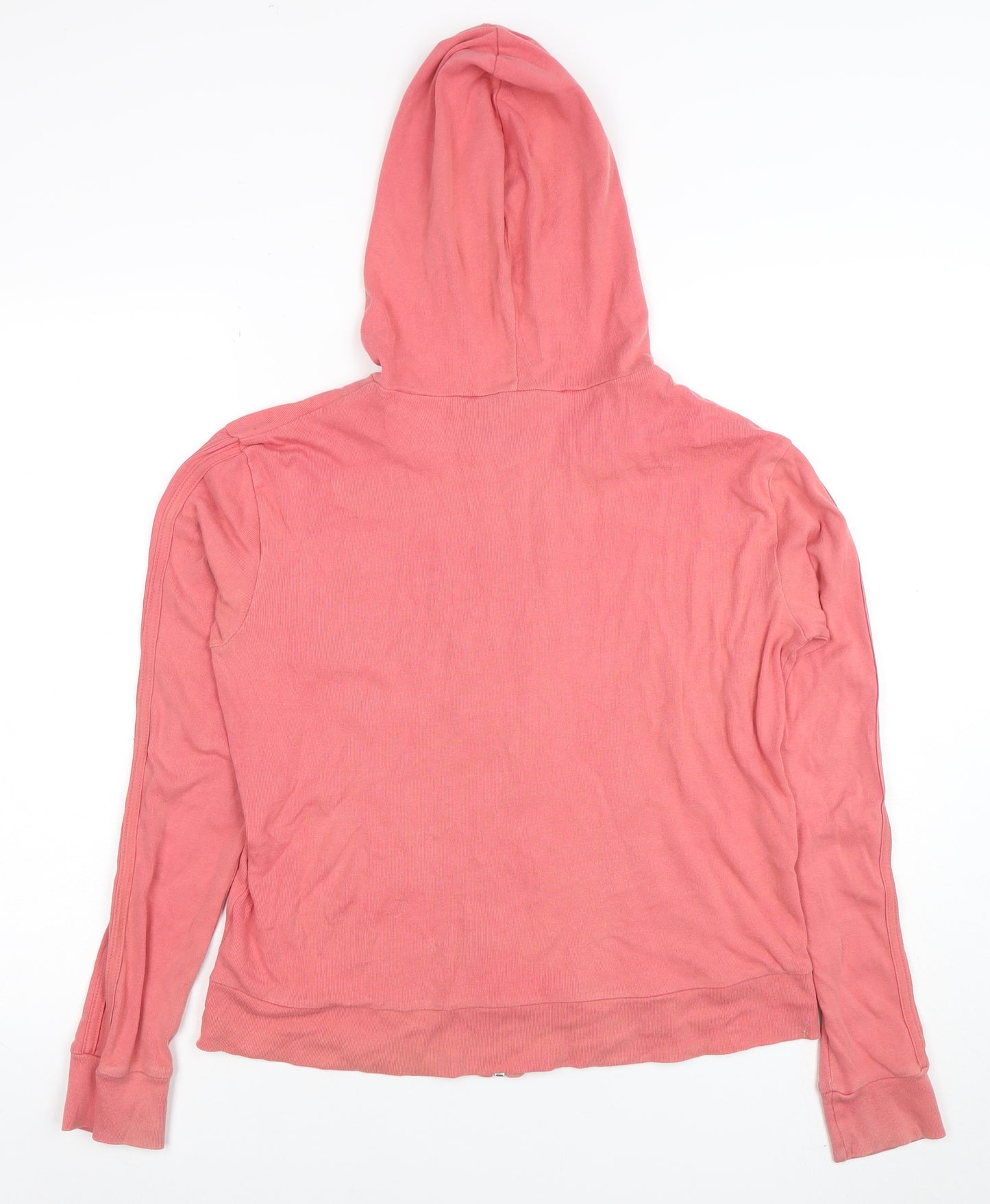 Dorothy Perkins Women's Pink Full Zip Hoodie Size 14 Cotton Casual