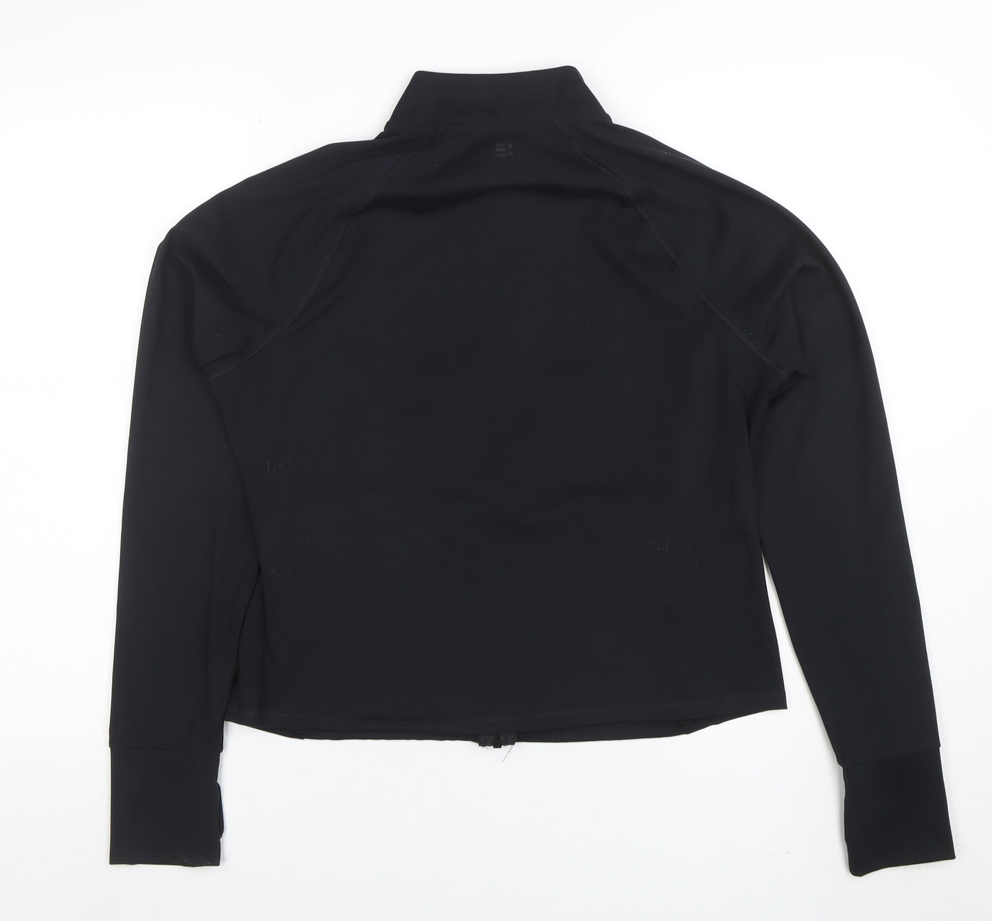 F&F Active Women’s Black Full Zip Sweatshirt Size M Quick Dry Stretch