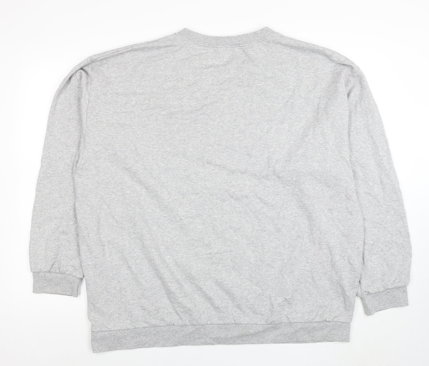 I Saw It First Women Grey Size 22 Crew Neck Pullover Sweatshirt
