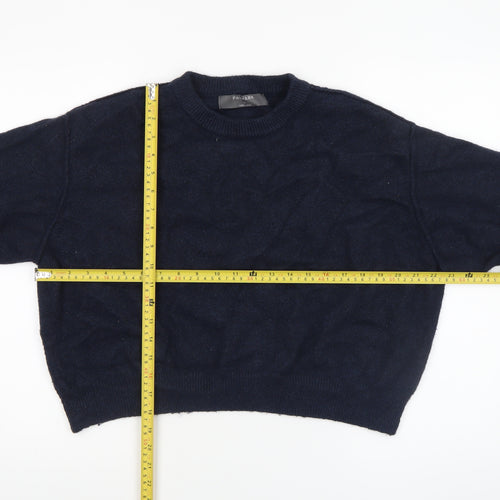 Primark Women’s Blue Crew Neck Long Sleeve Knit Jumper Size L