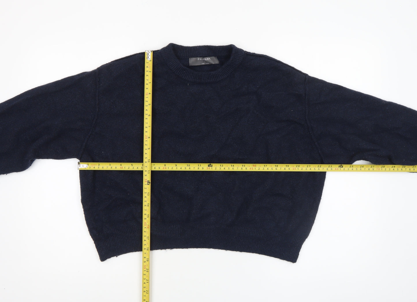 Primark Women’s Blue Crew Neck Long Sleeve Knit Jumper Size L