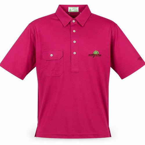 Joya Golf Men's Pink Cotton Polyester Short Sleeve Polo Shirt M