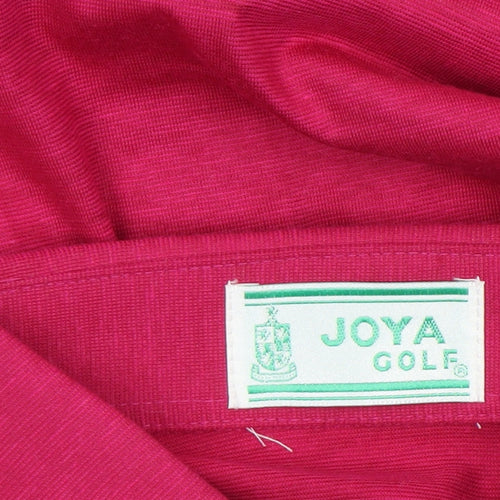 Joya Golf Men's Pink Cotton Polyester Short Sleeve Polo Shirt M