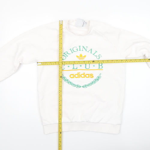 Adidas Originals White Crew Neck Women's Sweatshirt Size S