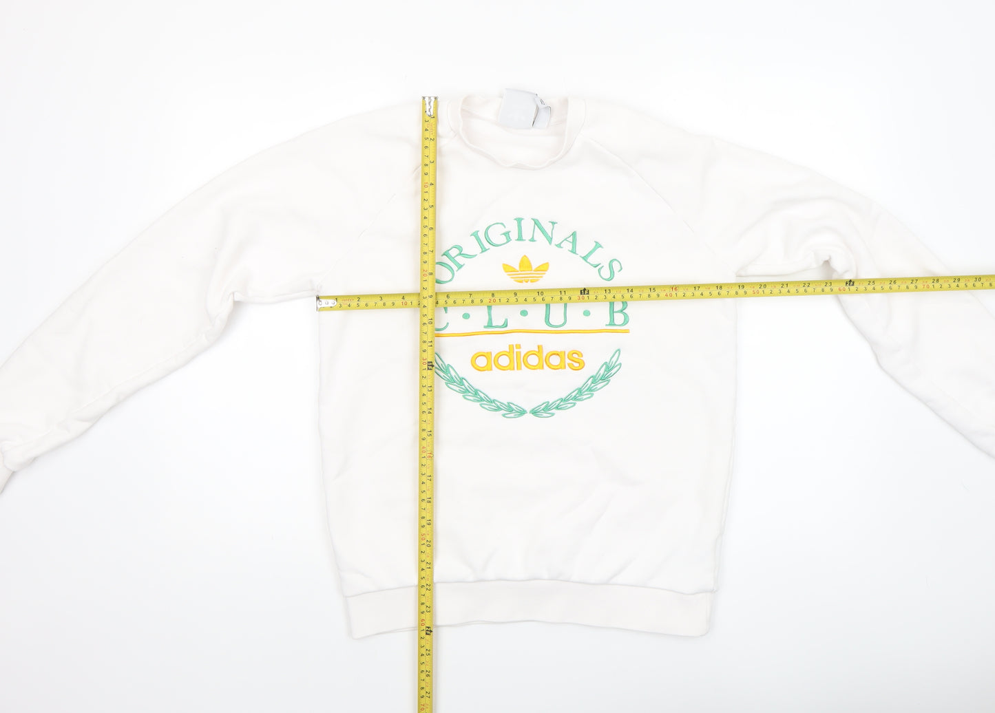 Adidas Originals White Crew Neck Women's Sweatshirt Size S