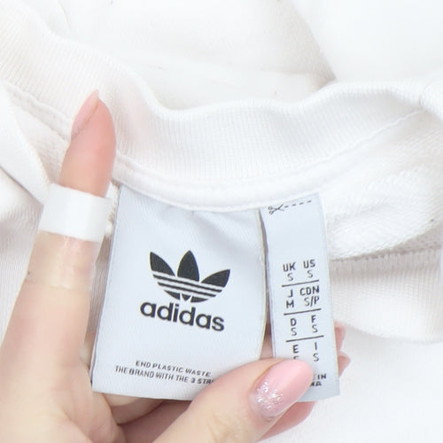 Adidas Originals White Crew Neck Women's Sweatshirt Size S