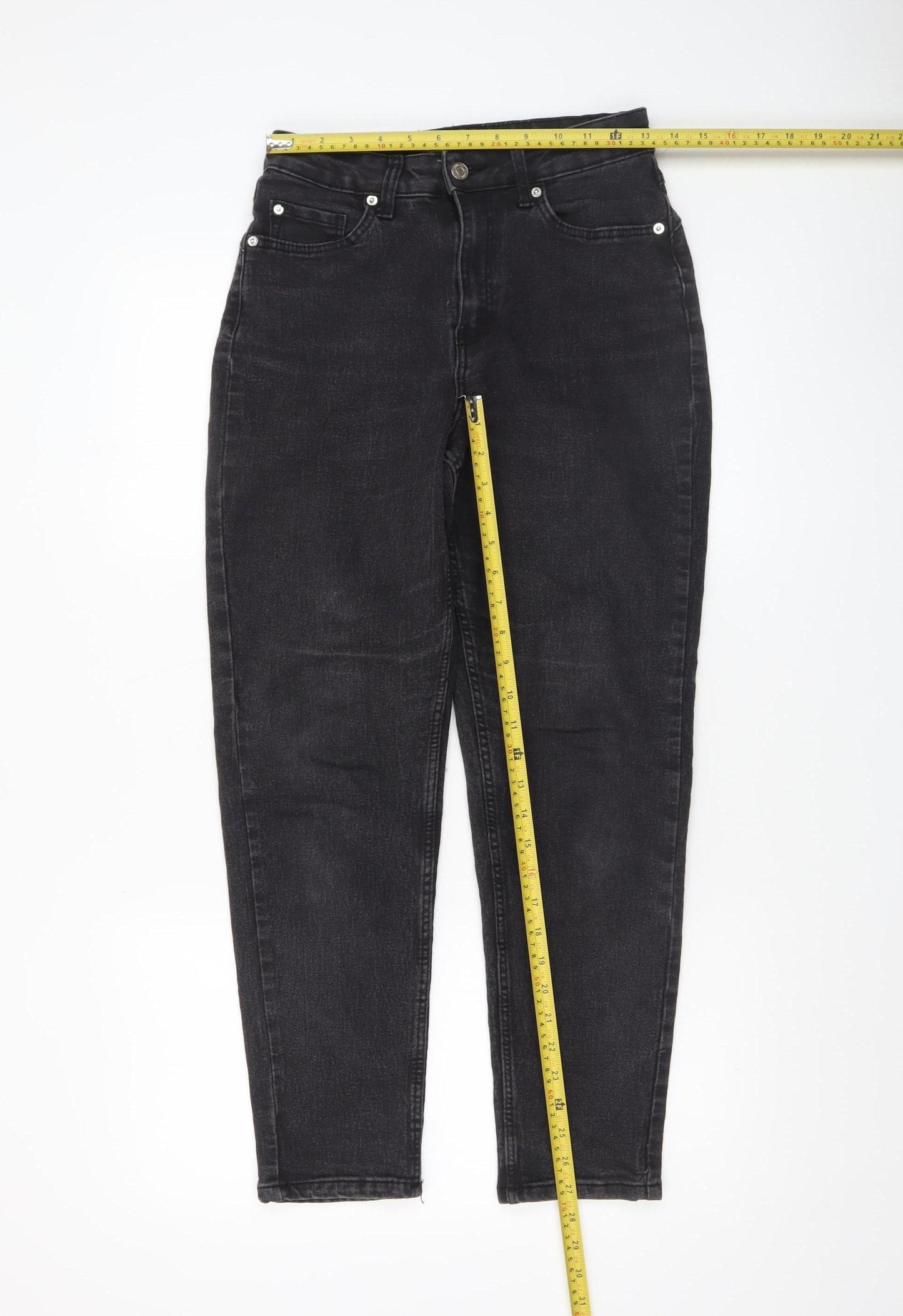 Primark Women Black High Rise Skinny Jeans Size 8 Denim Co