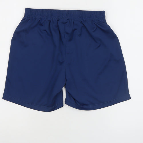 Umbro Boys Blue Athletic Football Shorts Size 13 Years Quick Dry Sportswear