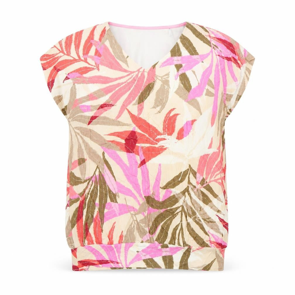 Front view of Bianca Women's Multicoloured Viscose Tunic Blouse, size 10