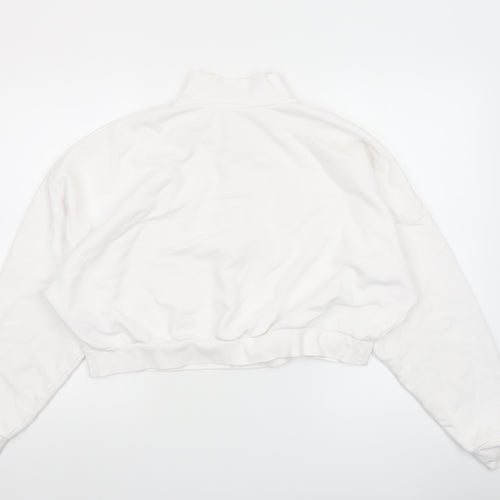Nike Women’s White XL 1/2 Zip Loose Fit Sweatshirt