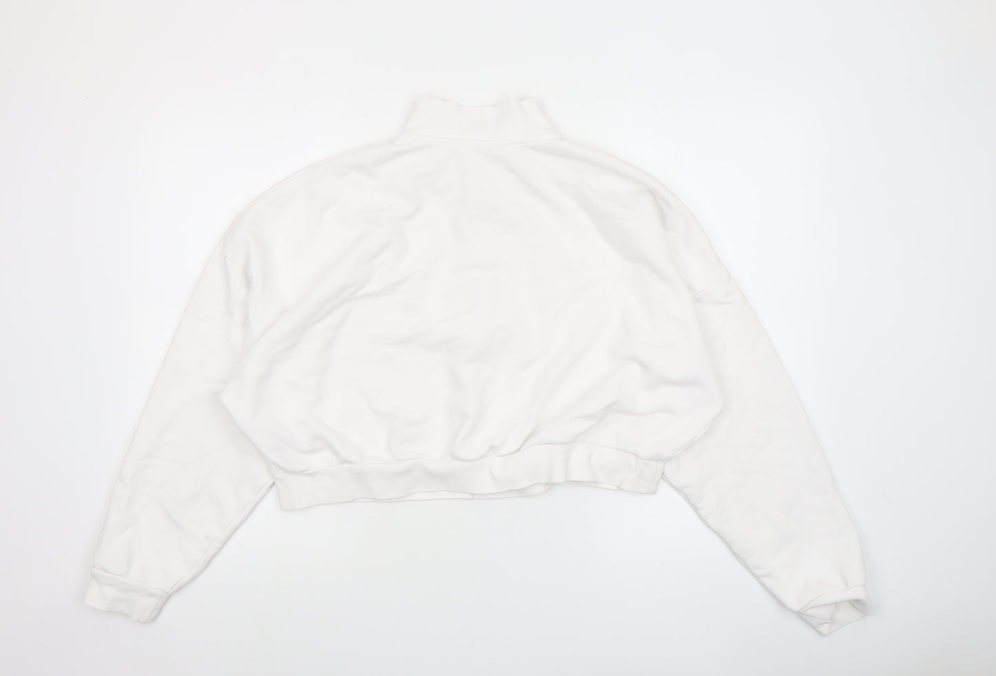 Nike Women’s White XL 1/2 Zip Loose Fit Sweatshirt