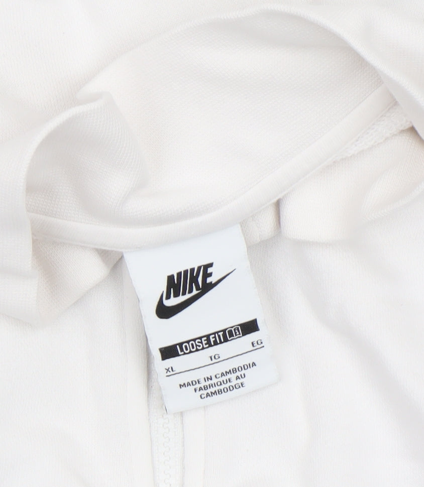 Nike Women’s White XL 1/2 Zip Loose Fit Sweatshirt