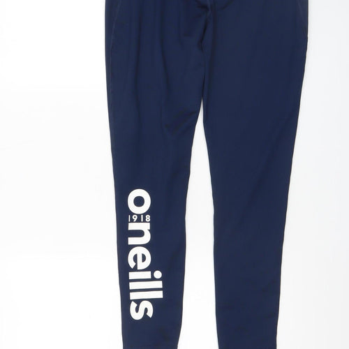 O'Neills Womens Navy Blue Size 12 High Waist Leggings