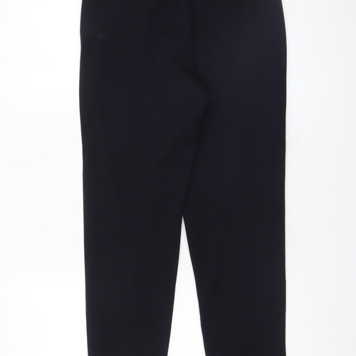 Gallery Women’s Black Ankle Trousers Size 10 Slim Fit Zip Detail