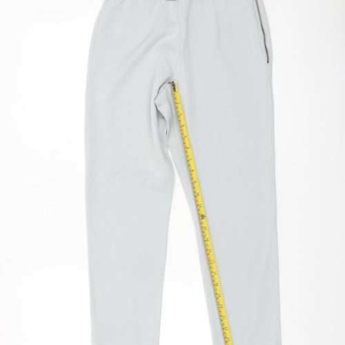 Gallery Women’s Grey Slim Fit Stretch Zip Trousers Size 10