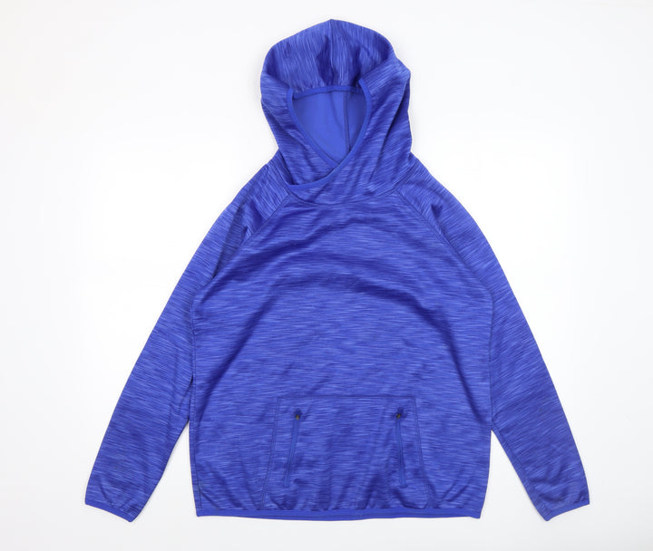 Dunnes Stores Women Blue Medium Pullover Hoodie 100% Polyester