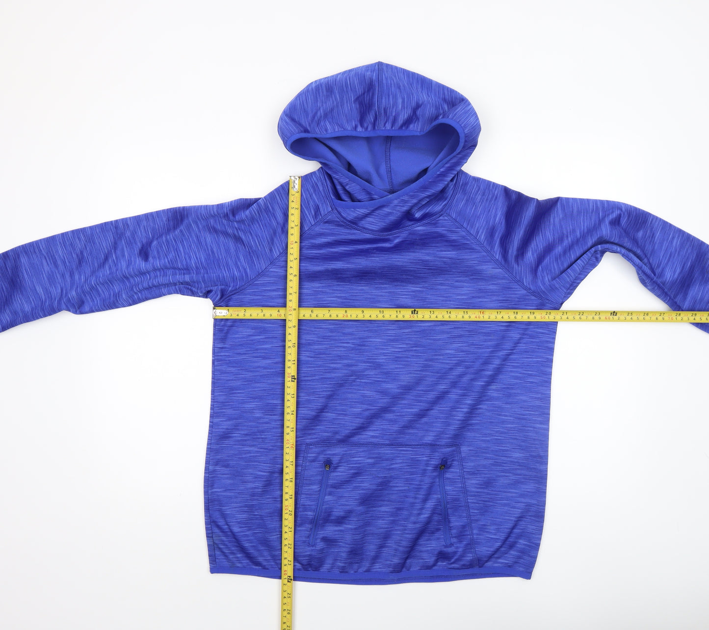 Dunnes Stores Women Blue Medium Pullover Hoodie 100% Polyester