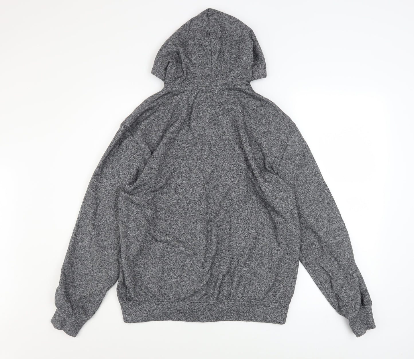 H&M Men's Grey Full Zip Hoodie Sweatshirt Regular Fit Size S