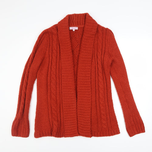 Marks and Spencer Women’s Orange Cable Knit Cardigan Size S