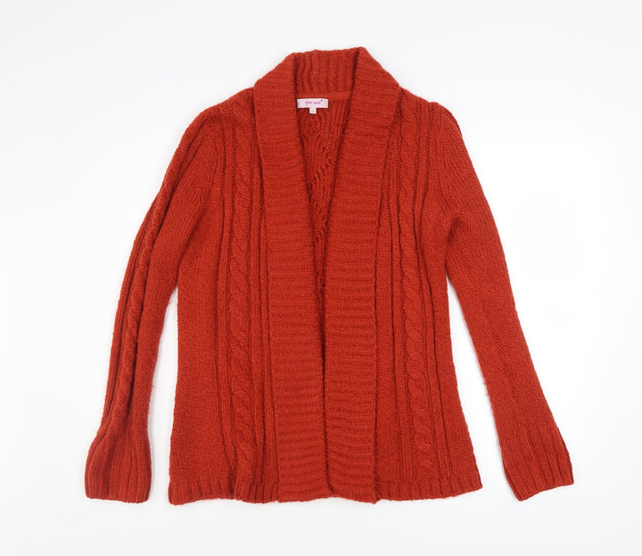 Marks and Spencer Women’s Orange Cable Knit Cardigan Size S