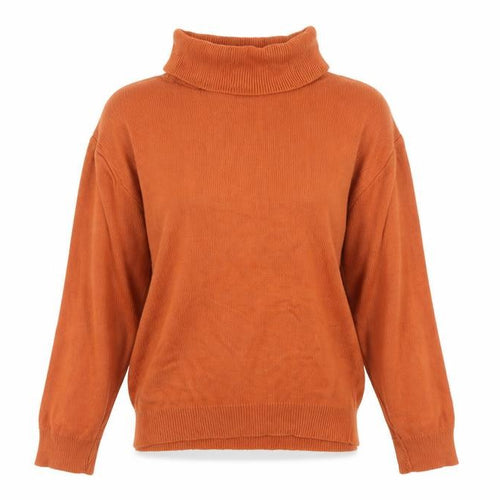 Boohoo Women's Brown Roll Neck Long Sleeve Knit Jumper Size S
