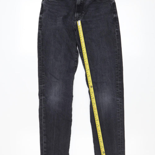 Tommy Hilfiger Boys Black Slim Fit Denim Jeans Size 152 (24 in Waist)