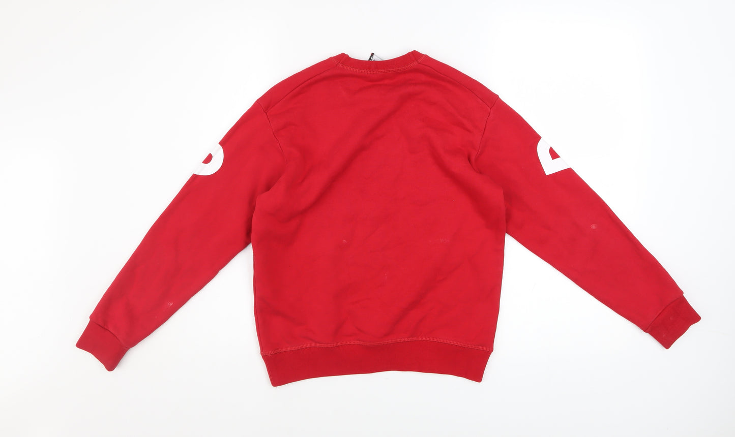 DSQUARED2 Boys Red Graphic Logo Pullover Sweatshirt 10 Years
