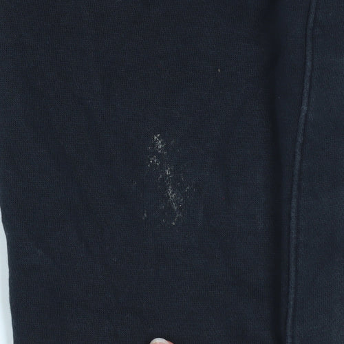 Nike Boys Black Jogger Cargo Trousers M 10-11 Years Cotton Fleece