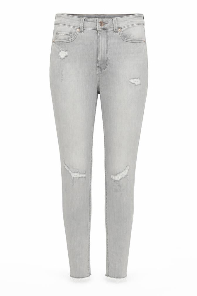 Marks and Spencer Women’s Grey Distressed Skinny Jeans Size 10 Regular
