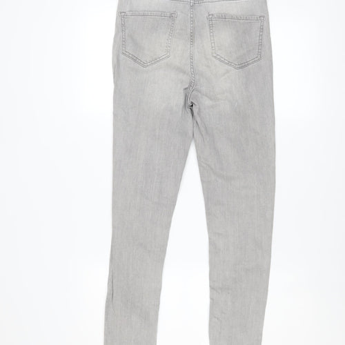 Marks and Spencer Women’s Grey Distressed Skinny Jeans Size 10 Regular