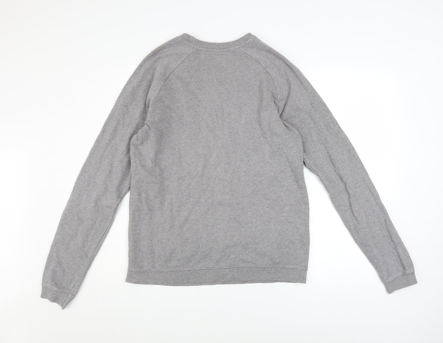 Rapanui Women's Grey Choose Love Organic Cotton Pullover Sweatshirt S