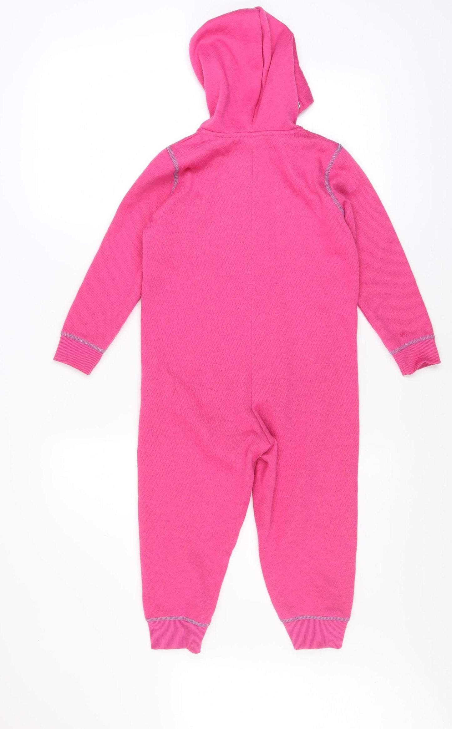 Love Me Girls Pink Hooded Zip One Piece Nightwear 5-6 Years