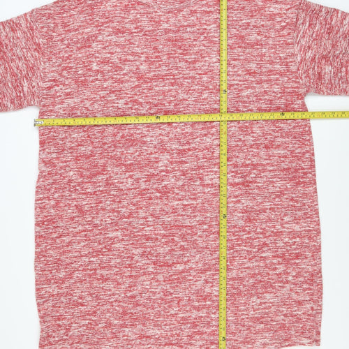Yours Women Red Marl Pullover Sweatshirt UK 22-24 Relaxed Fit
