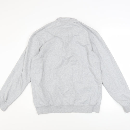 TeamSpirit Men’s Grey XL 1/4 Zip Pullover Sweatshirt