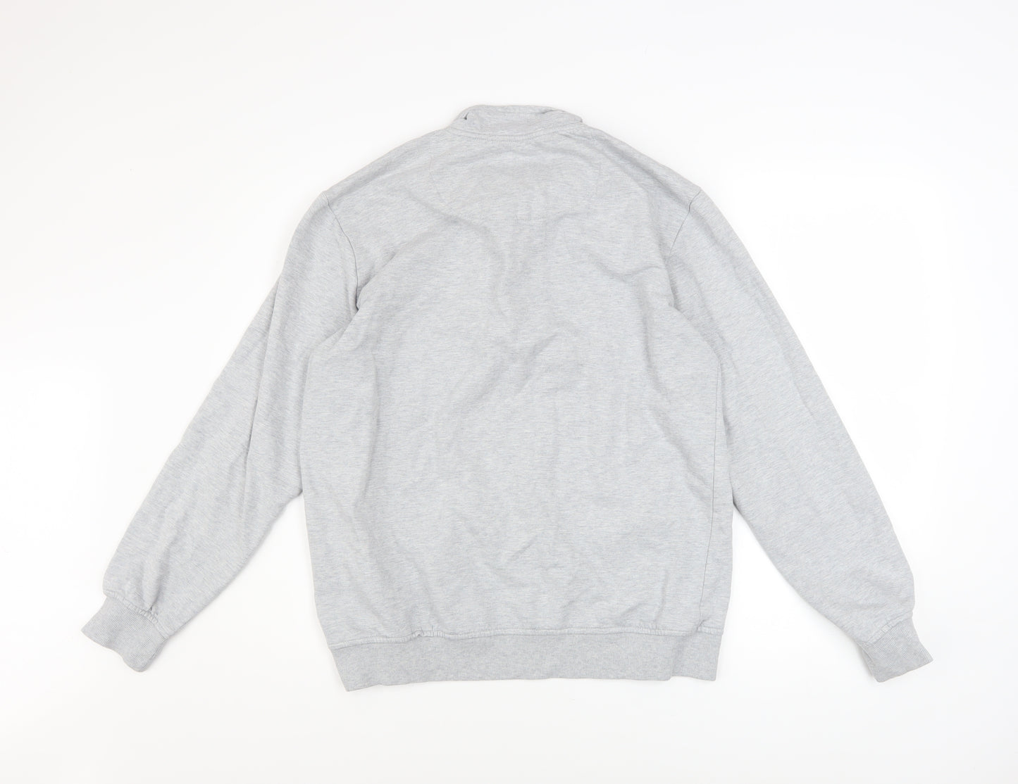 TeamSpirit Men’s Grey XL 1/4 Zip Pullover Sweatshirt