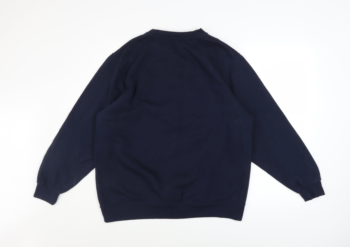 The Simpsons Men’s Blue Krusty Burger Graphic Sweatshirt Size S